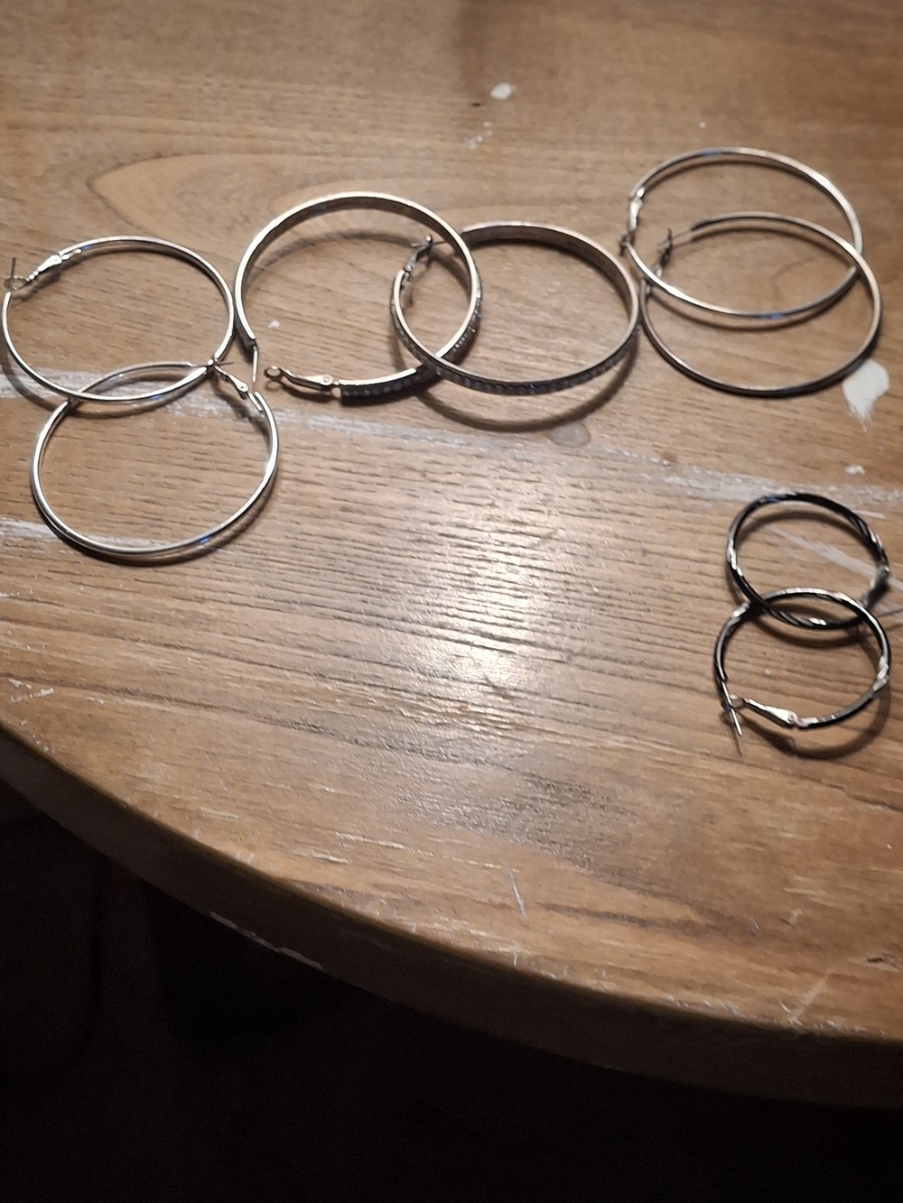 Silver Hoop Earring Set - Classic Women’s Jewelry